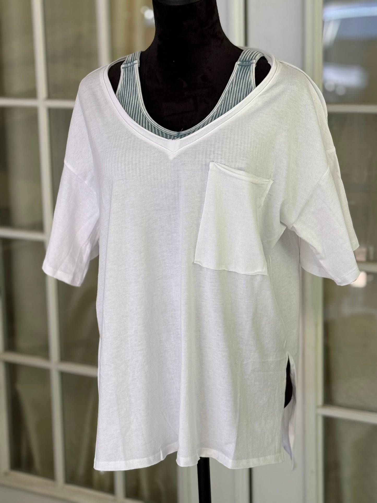 Ribbed Crop Tank