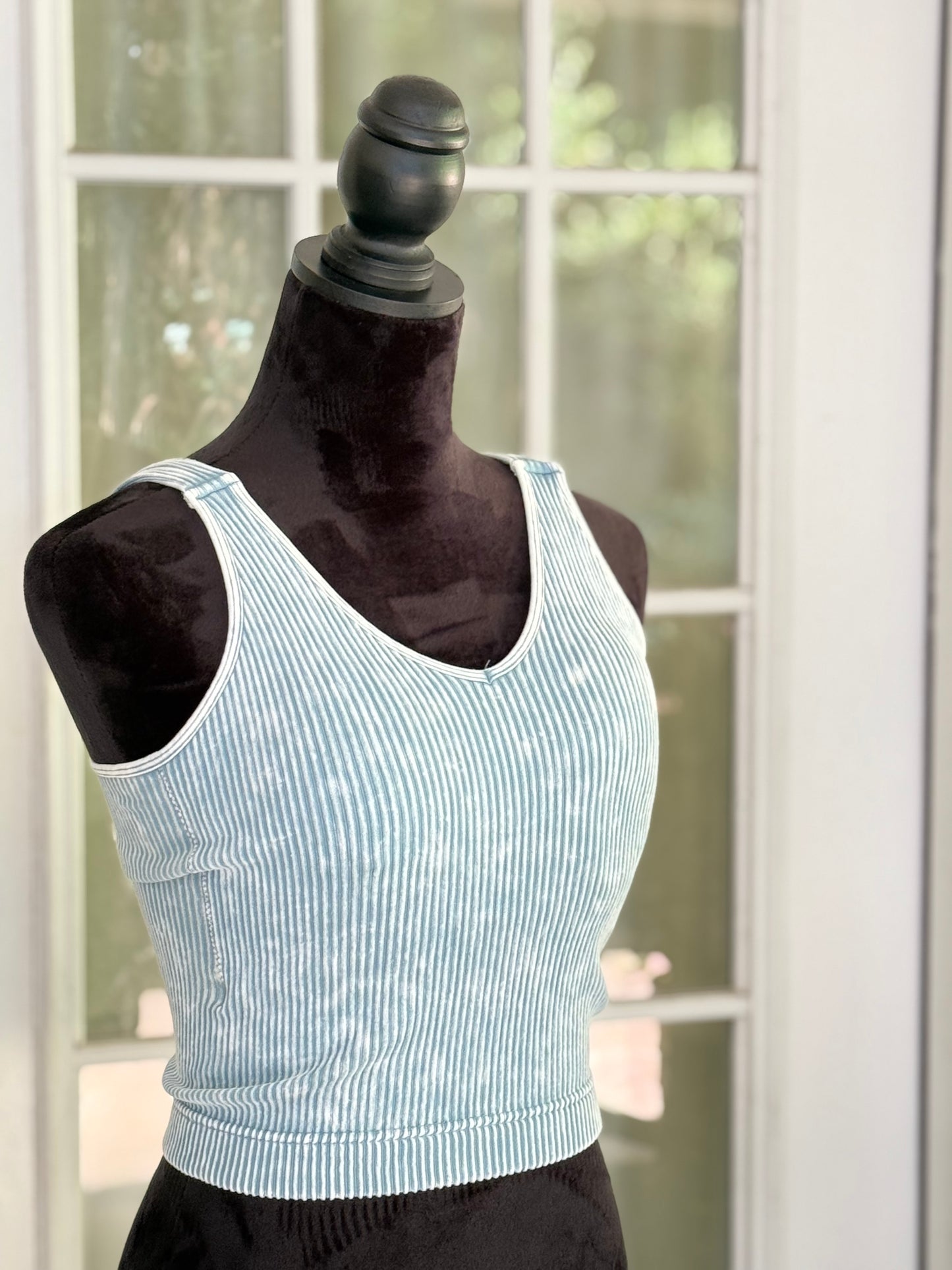 Ribbed Crop Tank