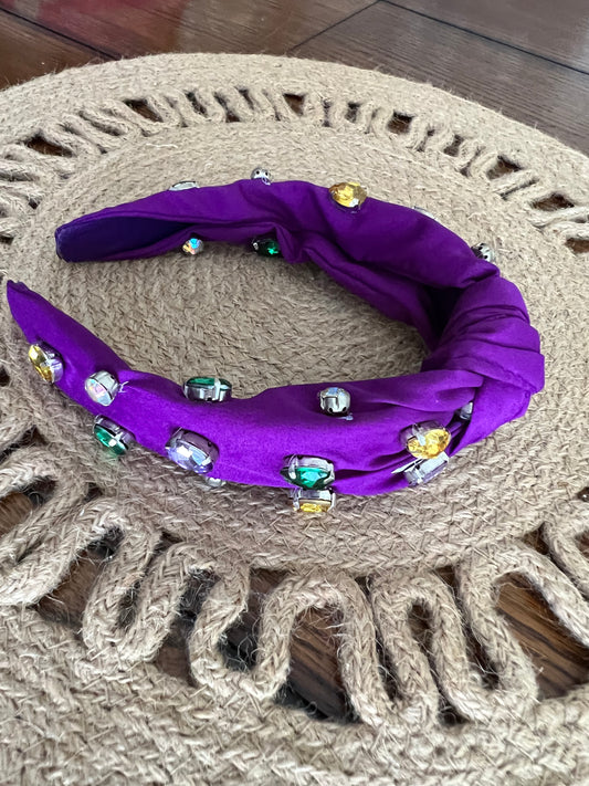 Mardi Gras Jewel Headband